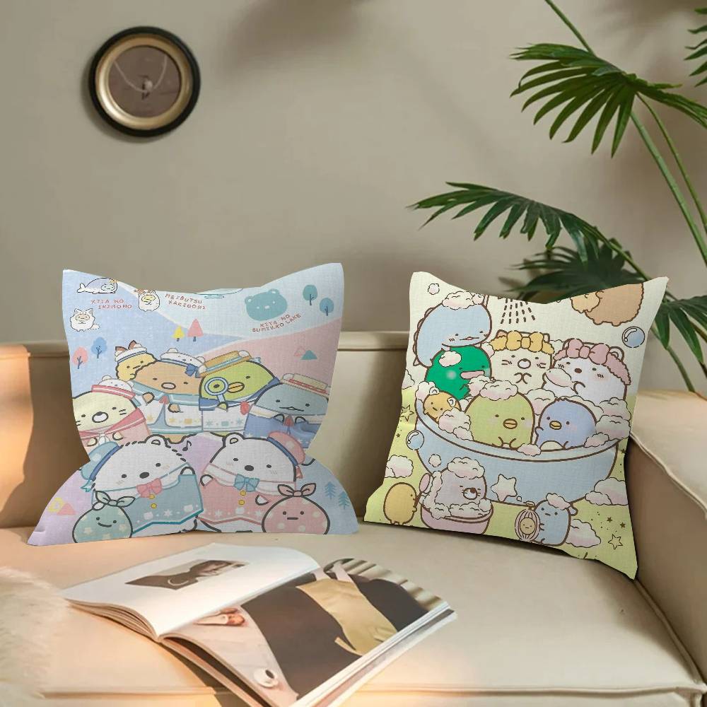 Japan Anime Sumikko Gurashi Pillow Cover Design Cushion Cover Decor Holiday Decorati