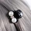 Elegant Pearl Mini Hair Clip for Women Girls Hair Claw Chic Small Size Hairpin Crab Barrette Hairpins New Hair Accessories Black