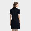 Fila Tennis Lace Woven Classic Simple Retro Sports Fashion Casual Elegant Relaxed Versatile Comfortable Polo Collar Short Sleeve Dress A11W623335FNV