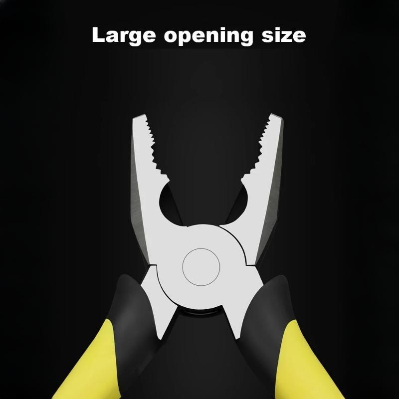 Universal Wire Citter Diagonal Fliers Crimping Folding Needle Nose Folders Multifunonal Hardware Hand Tools Sharp Wire Pliers with Large Openings