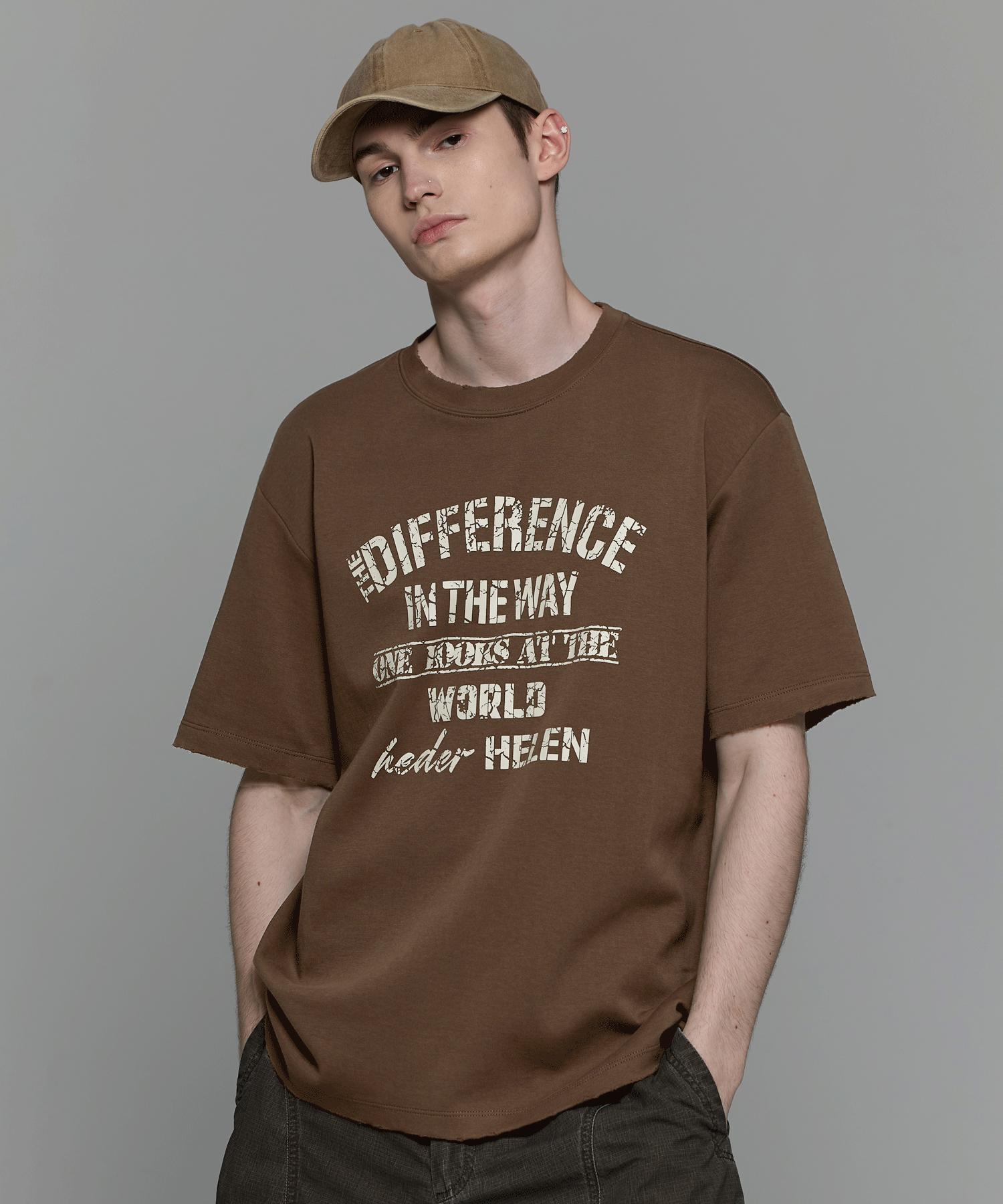 Heather Helen Difference Damage Half-T Brown Brown/S