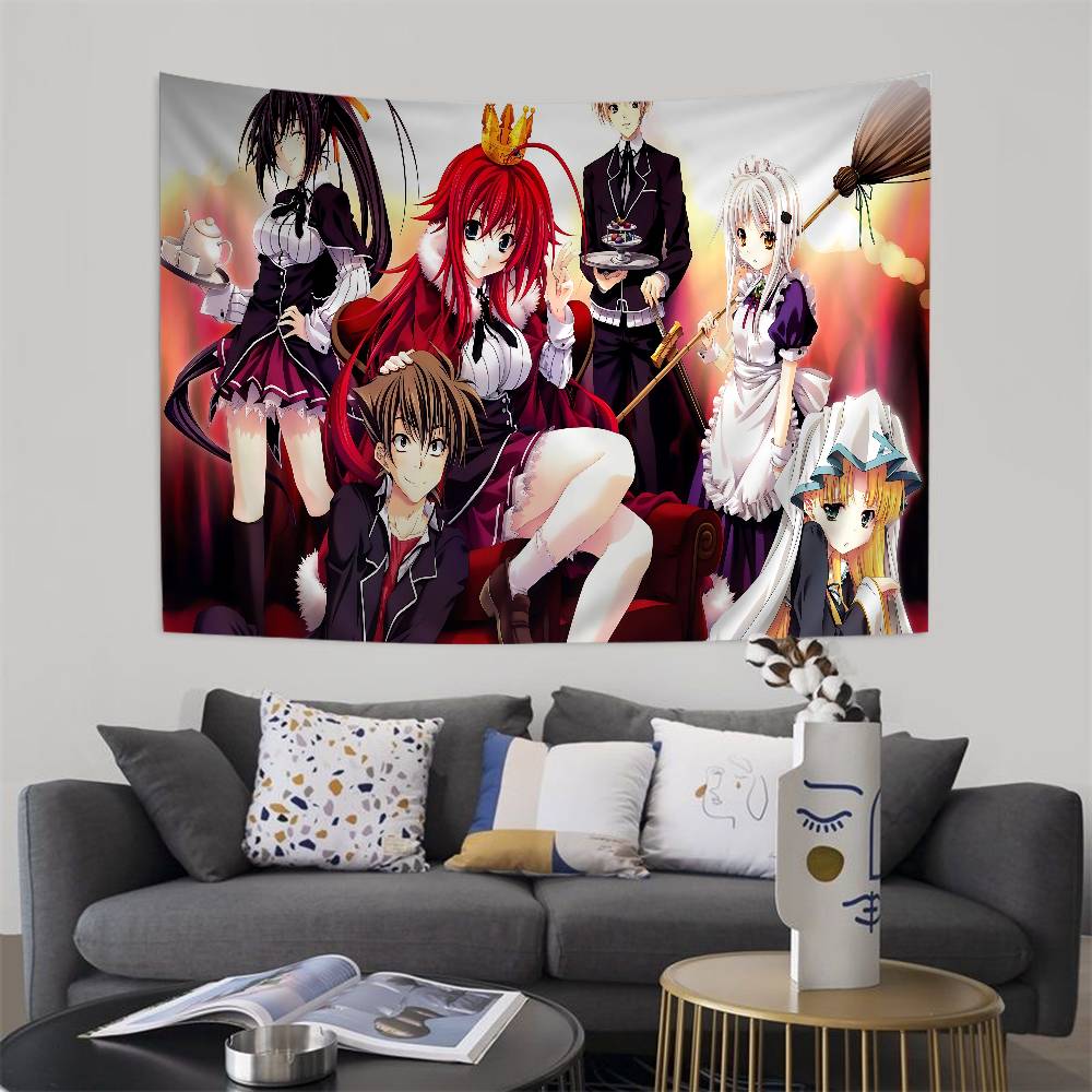 HHigh SSchool DxD Anime Hanging Bohemian Tapestry Bohemian Wall Tapestries Mandala Cheap Hippie Wall Hanging