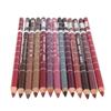 1Pcs Professional Wood Lip Liner Waterproof Lady Long Lasting Lip Liner Pencil