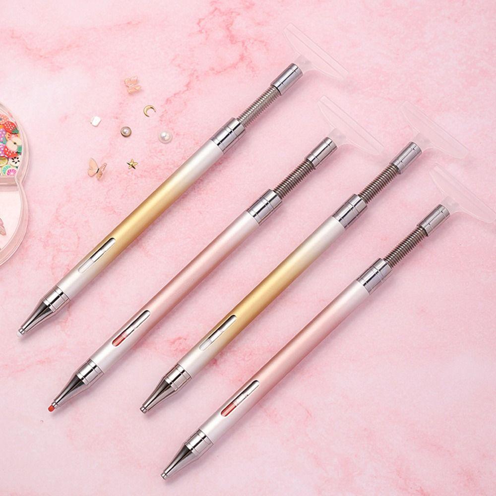 Multifunctional 5D Diamond Painting Pen Embroidery Rotating Glue Point Pen  for Nail Art