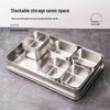 Stainless Steel Multi-Compartment Seasoning Box