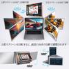 Portable Monitor Mobile Display Monitor sRGB Wide Color Gamut Foldable Inch Compatible Laptop Mobile Monitor Triple Screen PETOOP Ultra-lightweight