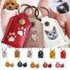 Cat Dog Claw Pet Hair Storage Bag Keyring Dogs Paw Pendant Cute Pet Hair Keychain  Backpack Decor