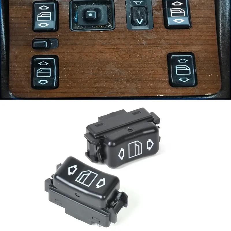 2x POWER GLASS Rüsten Sie Ihre Konsole für MERCEDES W124 W126 W201 mit hochwertigen Power-Glas-Schaltern auf 1248204510 1248204610