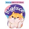 Cartoon Cute Girl 3D Silicone Mouse Pad with Wrist Rest for Office & Esports