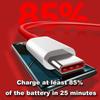 Cablu de încărcare rapid Supervooc PD 65W pentru Oneplus Ace 12 11 10T 9 8T 7T Pro Cablu USB C la tip C Cablu Warp Dash Charge 6T 5T Fir de date
