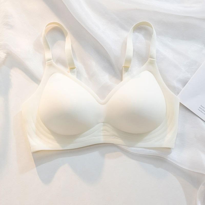 Seamless Push-Up Bra for Women: Soft, Wireless, Anti-Sagging Support for Small Chests