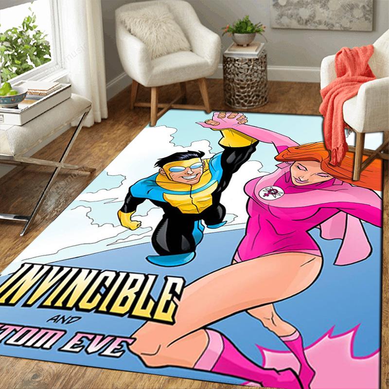 Invincible & Atom Eve Rug Floor Mat for Living Room or Bedroom Soft and Comfortable Carpet a Gift for Birthday and Holiday.SFF0917091