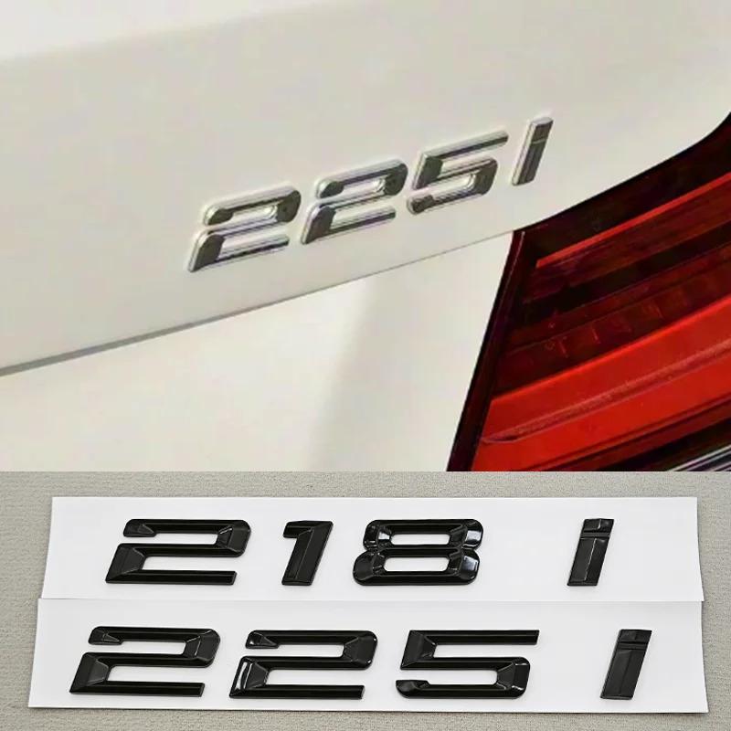 3D ABS Car Letters Rear Trunk Badge Logo 218i 220i 230i Sticker Emblem Decals For BMW F22 F23 218i 220i 225i 230i Tail Marking Ia2