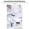 Soft Hair Toilet Brush Wall-mounted Cleaning Brushes Toilet Cleaning Brush  Bathroom Accessories