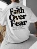 Unisex Retro Summer TShirt With Font Patterns Suitable For Daily Wear Loose Fit 100 Pure Cotton Material Trendy And Versatile