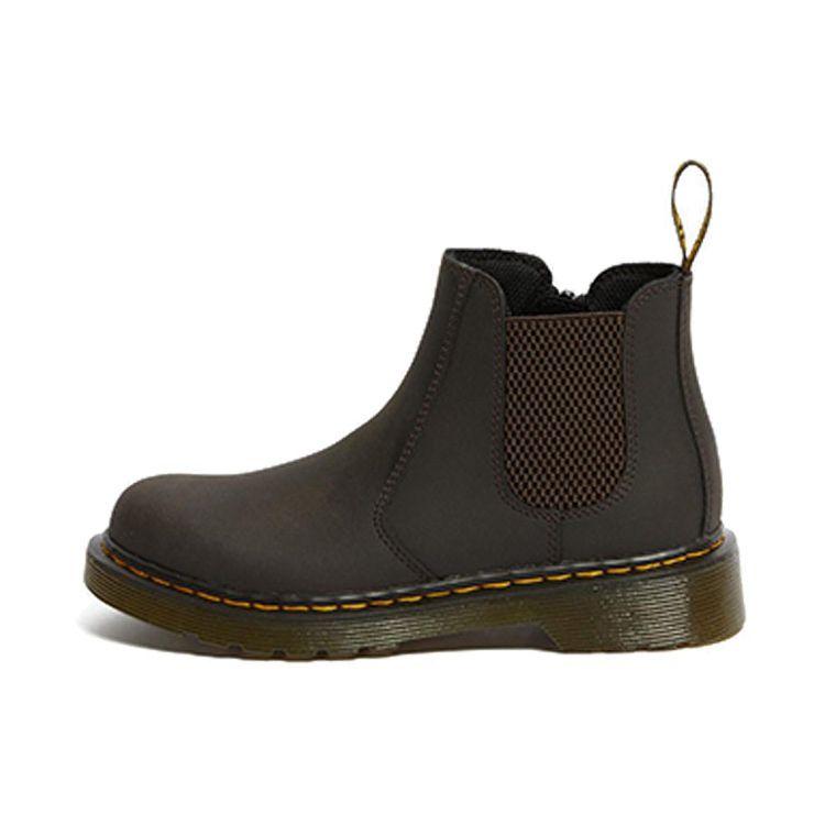 Dr. Martens Junior 2976 Zip Boty Dětské boty Tmavě hnědé 25851207