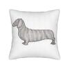 Pillow Cover Flat Various Dog Breeds Illustration  Retro Trendy Pillow Case For Sofa Home Decoration Pillowcases