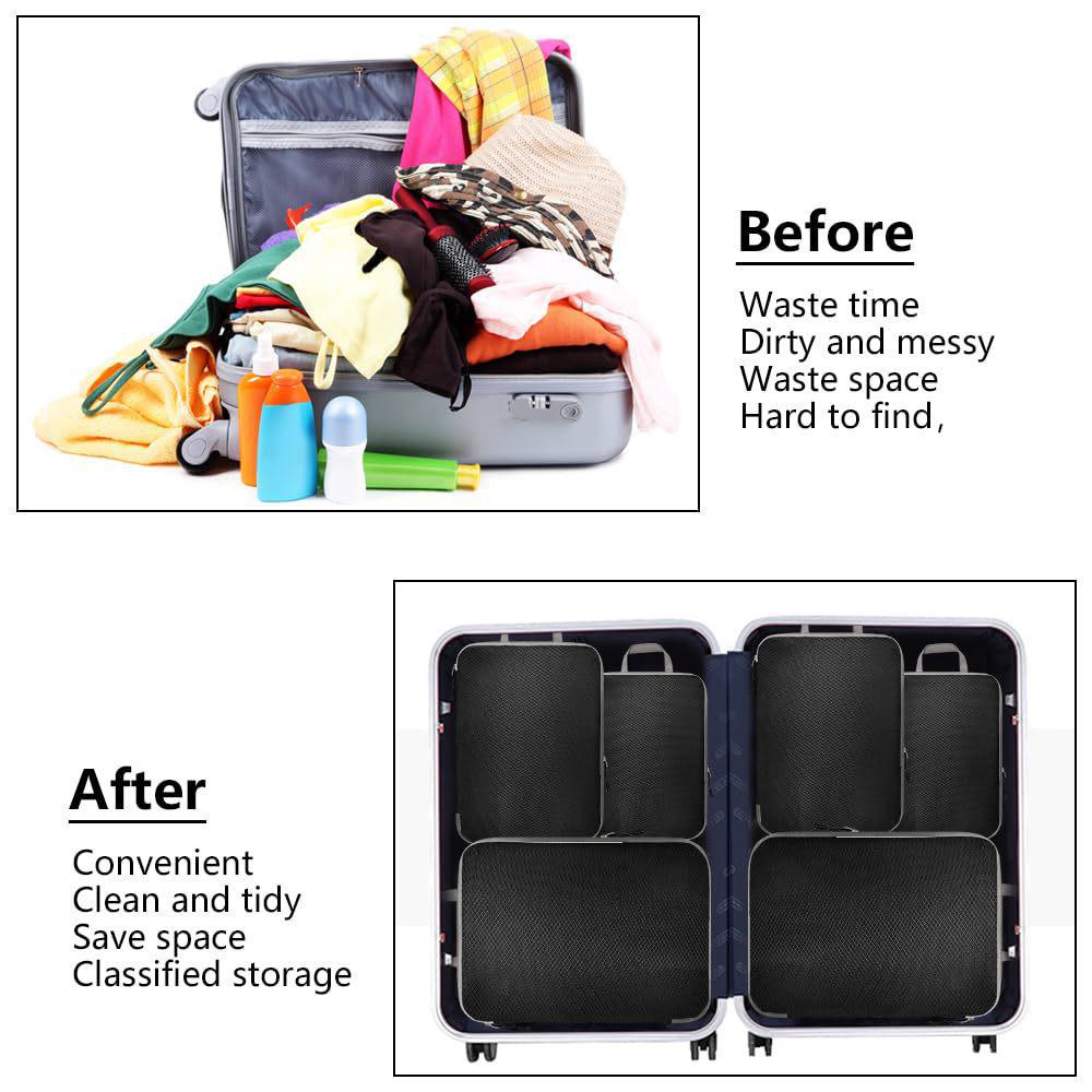 Waterproof Travel Storage Set: Compressible, Expandable Bag Trio for Shoes & Clothing