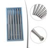 Carving Tool Round Sleeve Burs 49.5mm 1.95in Jewelry Making Burs Suitable For Drills 6 Sizes Included Abrasion Resistance