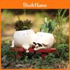 Mother Daughter Reading Succulent Flower Pot Resin Decor For Home Garden Gift