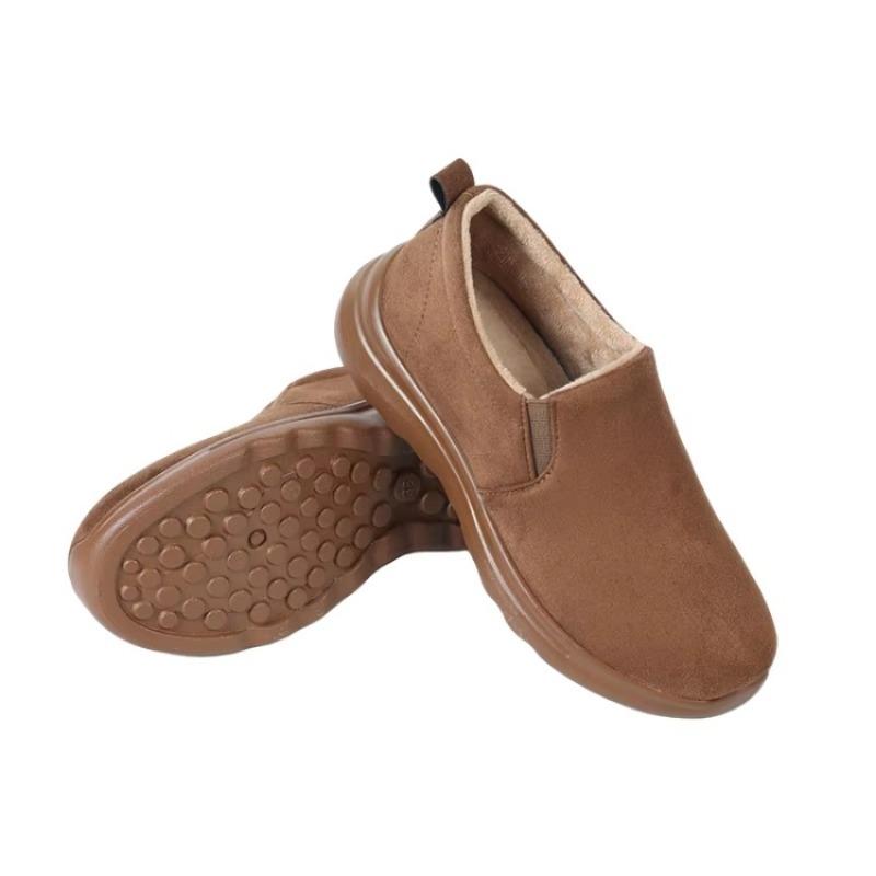 Mode 2024 bottes de neige pour femmes bottes à plateforme bottes d'hiver décontractées pour femmes bottes en cuir peluche antidérapantes pour femmes 39 40