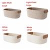 Woven Storage Basket Cotton Rope Storage Baskets Key Basket Desk Organizer Home Storage Box Foldable Organizer Box Home Decor