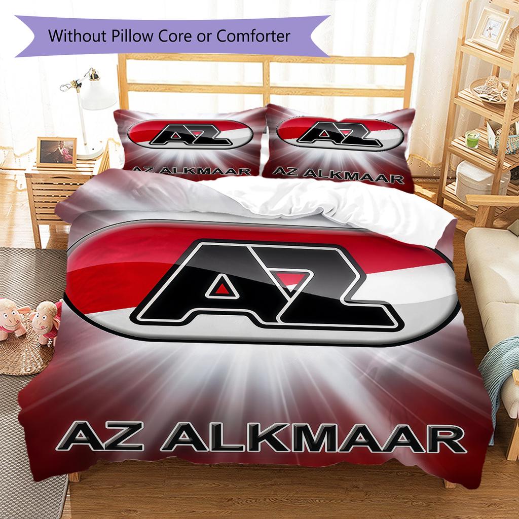 AZ Alkmaar Poster Bedding Quilt Set Quilt Cover Pillowcase Home Decoration Birthday Gift (1 * Duvet Cover + 2 * Pillowcase, Without Core)