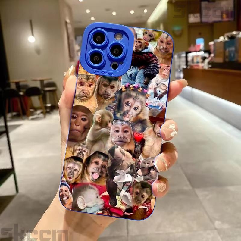 

Забавный Креативный Чехол с Рисунком Обезьяны Для Samsung Galaxy S25 S24 Ultra S23 Plus S22 S21 FE S20 A55 A54 A15 A35 Противоударный Чехол Samsung S25 Plus