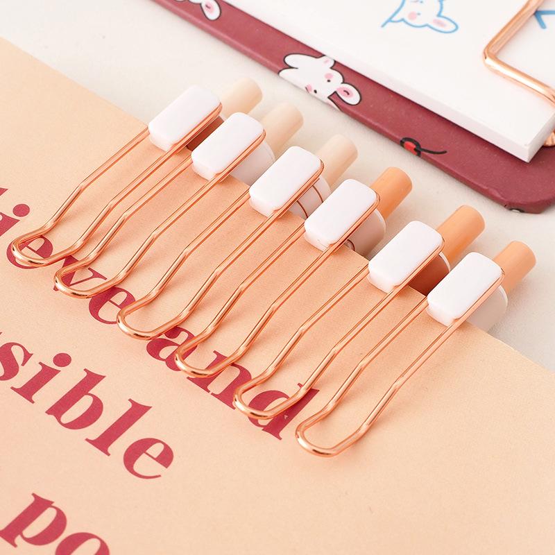 Cute Cartoon Bear Gel Pens Kawaii 0.5mm Black Ink Neutral Pens Korean Stationery Writing Tool School Office Supplies Gel Pen