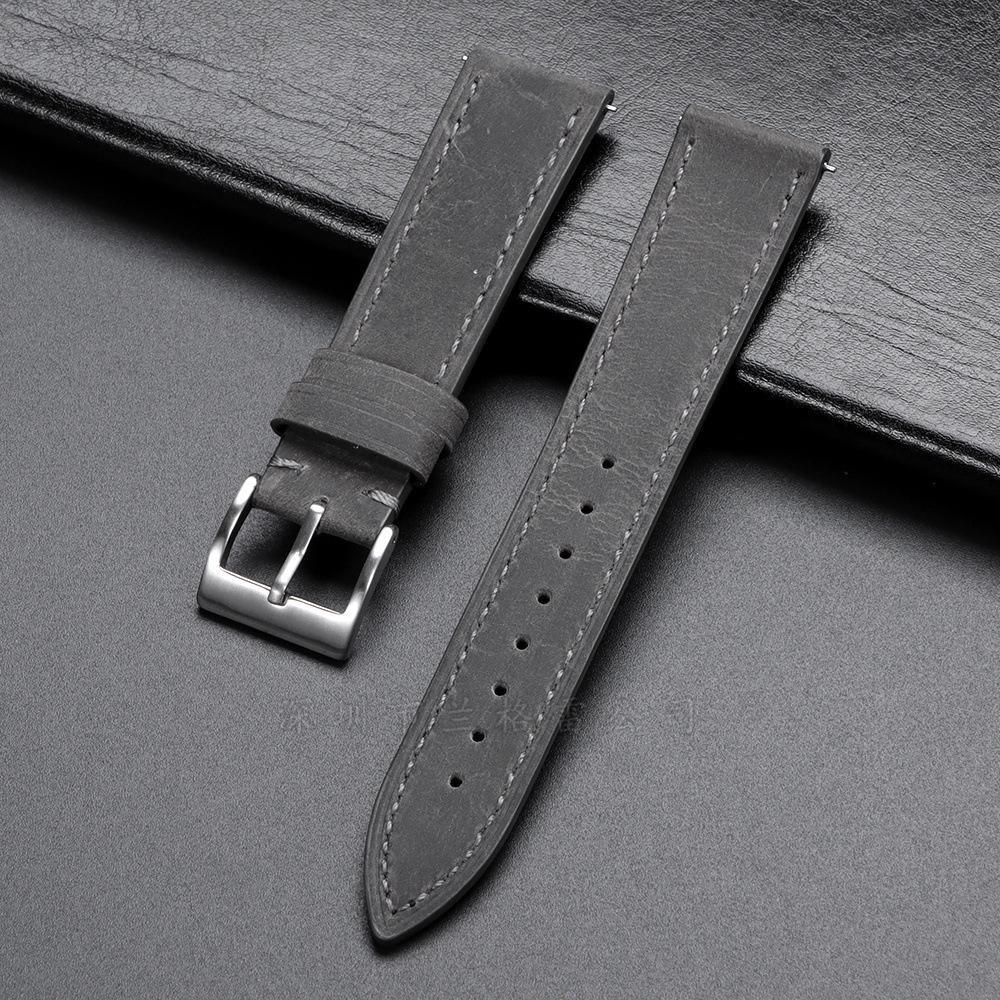 Cinturino a sgancio rapido in vera pelle per Huawei Watch 2 Pro 18/20/22mm