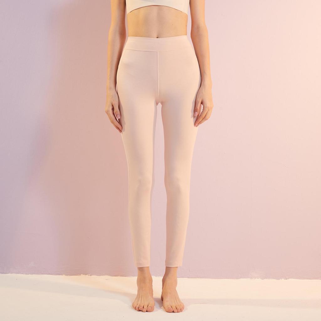 80-Count Lenzing Modal Women's High Waist Autumn Leggings - Antibacterial, Seamless, High Elastic Warm Trousers