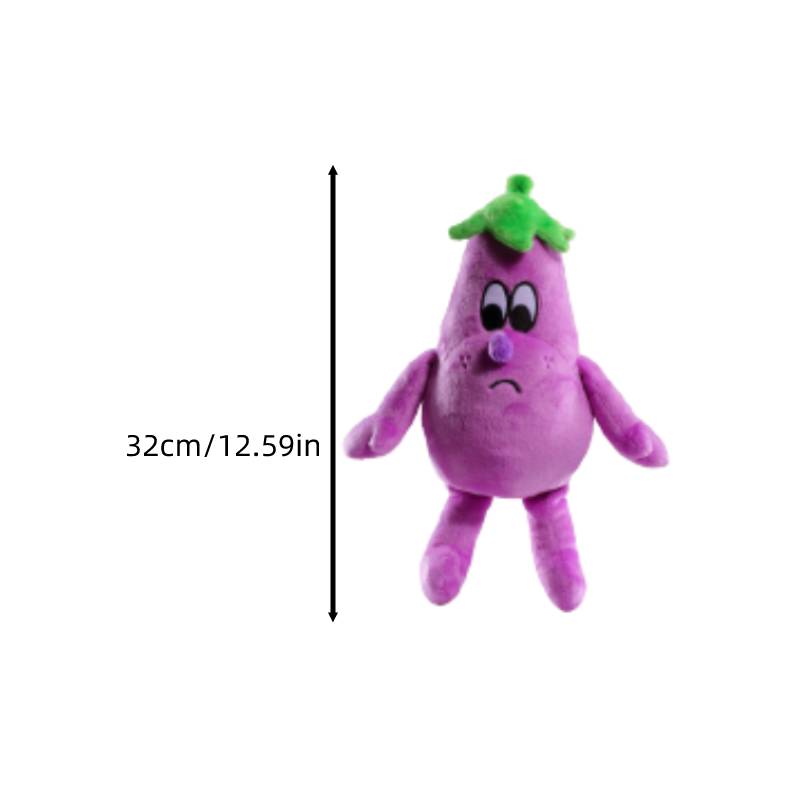 

Plush Jellycat Vegetable Toy Broccoli Banana Eggplant Plant Stuffed Gift Doll Eggplant