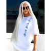 Fashionable Printed Cotton T-shirt Western Style Loose Print Short sleeve T-shirt Top