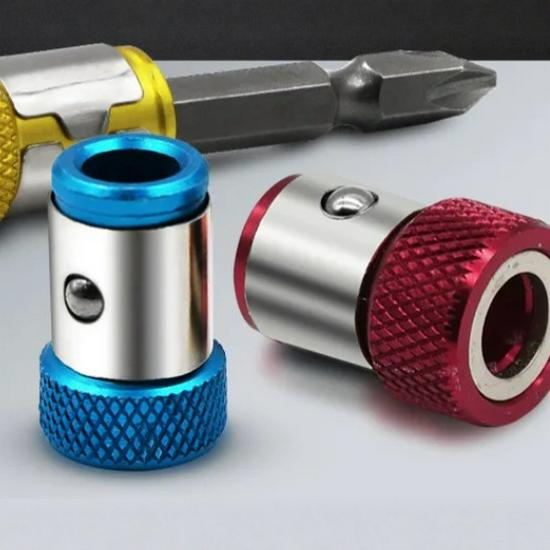 Universal Screwdriver Bit Magnetizer Ring - Strong Anti-Slip Magnetic Enhancement
