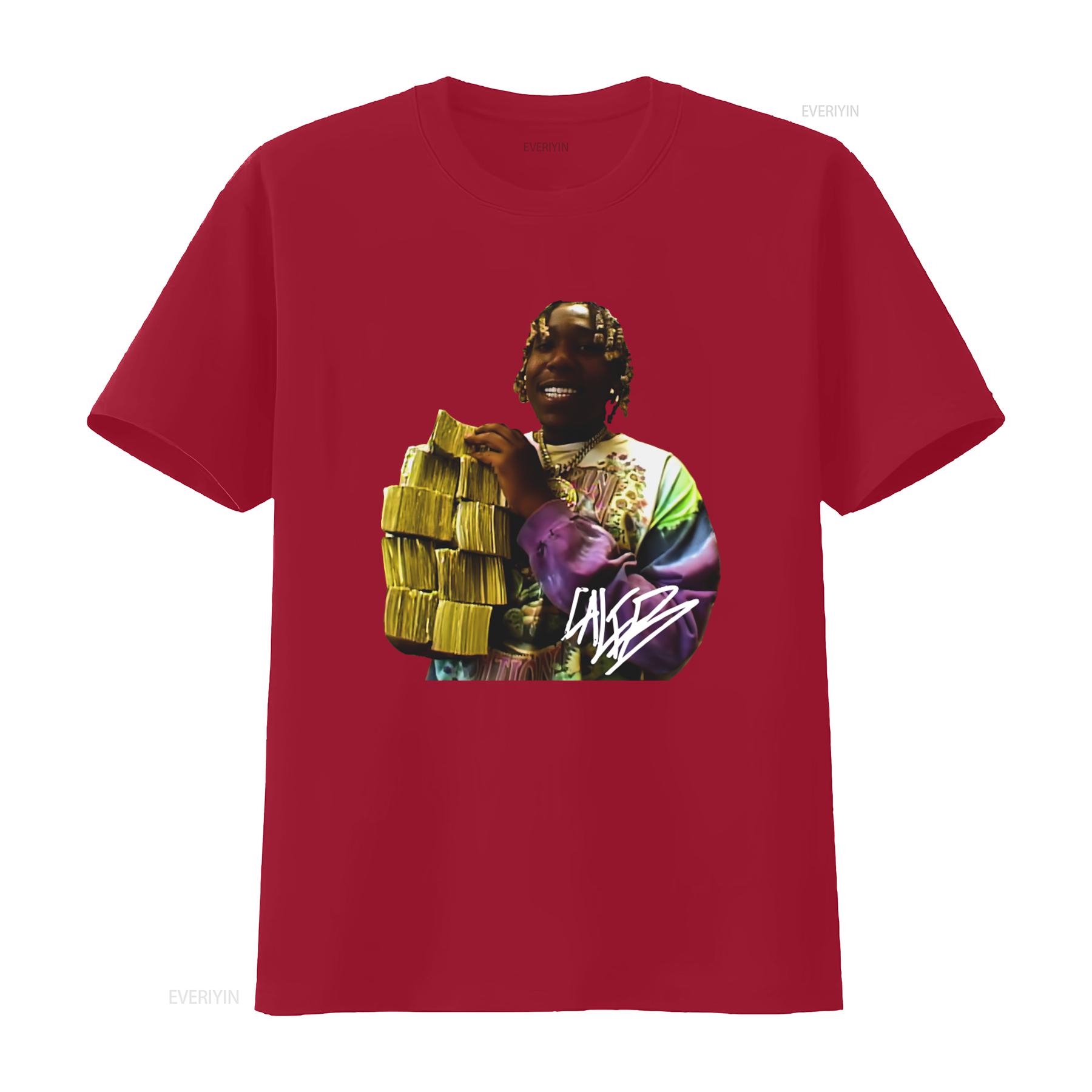 Винтажная футболка Don Toliver Life of Merch Дизайн со стопкой денег Cactus Jack винтажная Стирка Мягкая дизайнерская одежда Унисекс Повседневная S