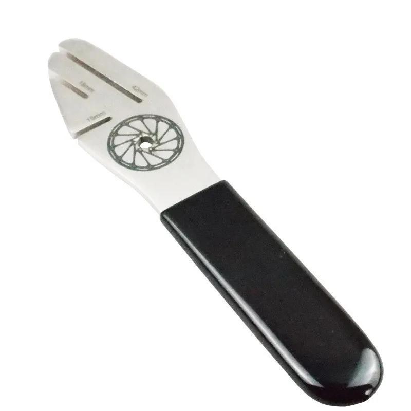 Bike Gap Regulator Bicycle Disc Flattening Correction Wrench Stainless Steel Tool for MTB Bike Disc Rotor Brake Alignment Tool