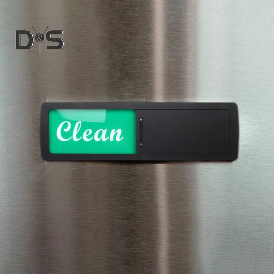 Dirty Clean Dishwasher Magnet Easy to Read Slide Dish Washing Machine Dirty Clean Magnetic Indicator Acrylic Sign Kitchen Decoration