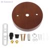 {MX} 10cm/12cm Wooden Lamp Base Modern Ceiling Holder Plate Pendant Lamp Fitting Chandelier Base DIY Lighting Accessories