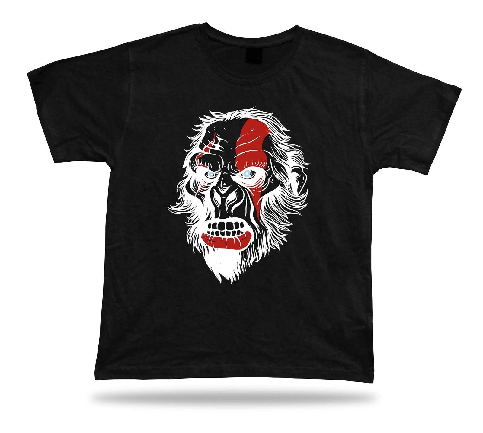 Prehistoric ape funny art design Tshirt birhday apparel cartoon best gift sale 4XL