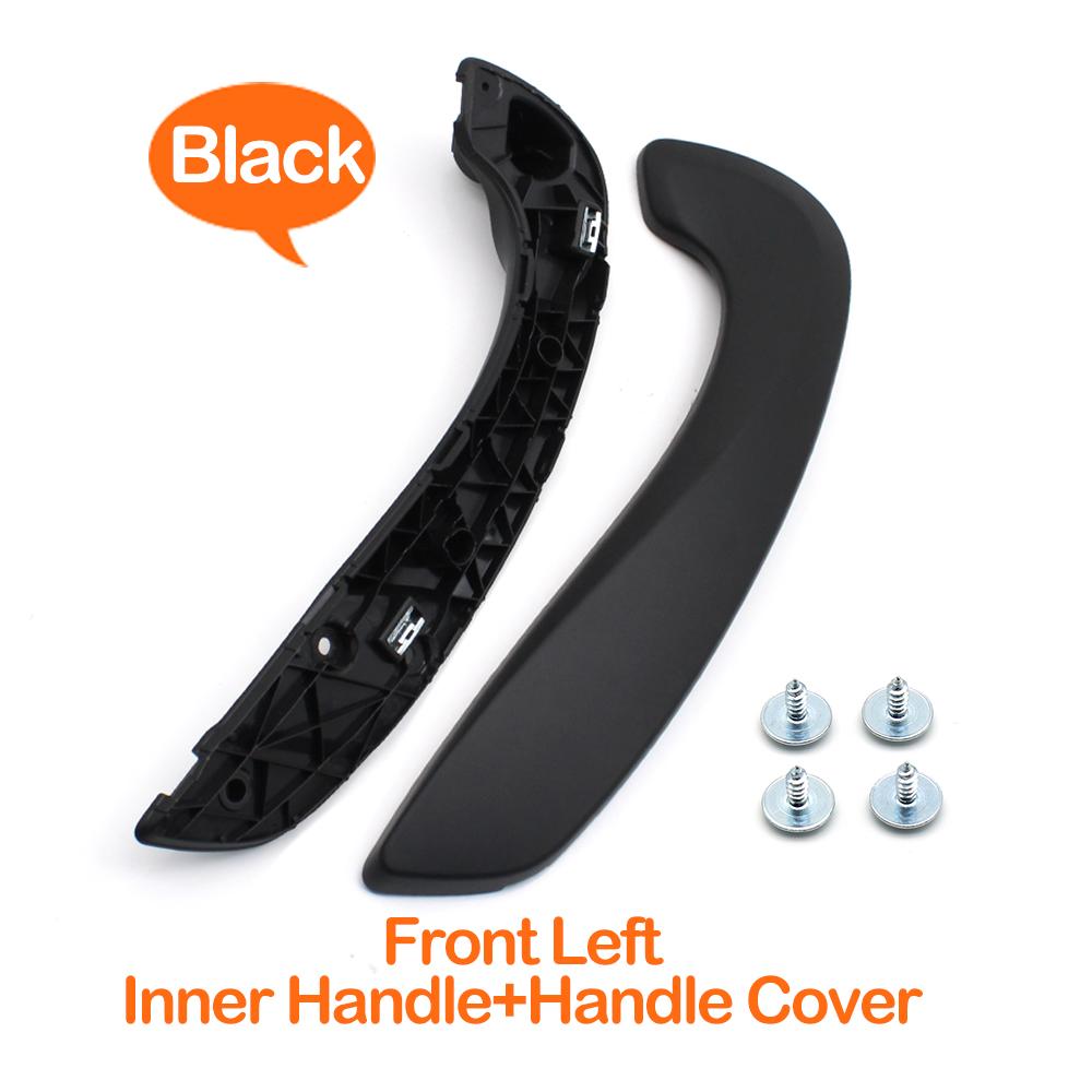 Kit de Manija de Tirador de Puerta Interior Delantera Izquierda Derecha para Renault Megane 3 MK3 Fluence 2008-2016 809540001R 809600007R