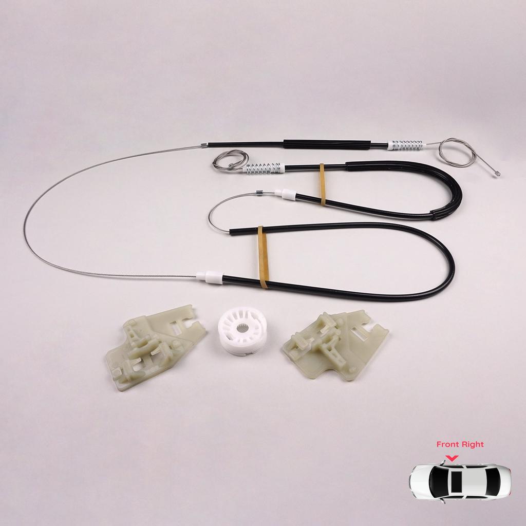 EWR492 Window Regulator Repair Kit Front Right Door for BMW 3 Series E46 2001-2005 4/5 Door Facelift 51337020660