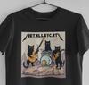 Metalleycats Metallica Parody Rock T-Shirt / Fun Cat Lover Rock Metal Gift Idea