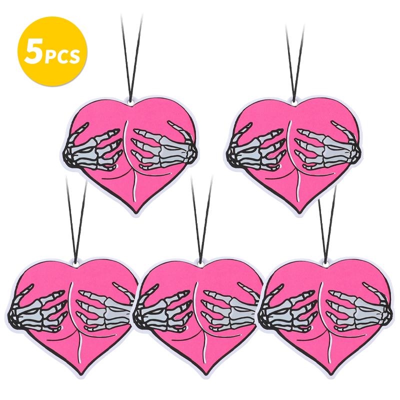 Car Air Fresheners - Pink Ghost Cute Car InteriorAccessories Hanging Scents Anime Freshener Automotive Room Decor