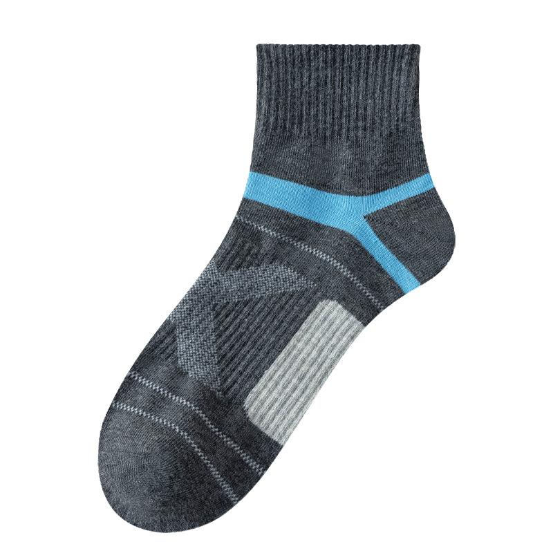 High Quality 1Pairs-pack Combed Cotton Men's Socks New Casual Breathable Active Socks Man Stripe Long Sock EUR 39-43