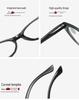 Cat Eye Rhinestone Anti-Blue Light Reading Glasses for Women - High-Definition, Stylish Design for Middle-Aged and Elderly