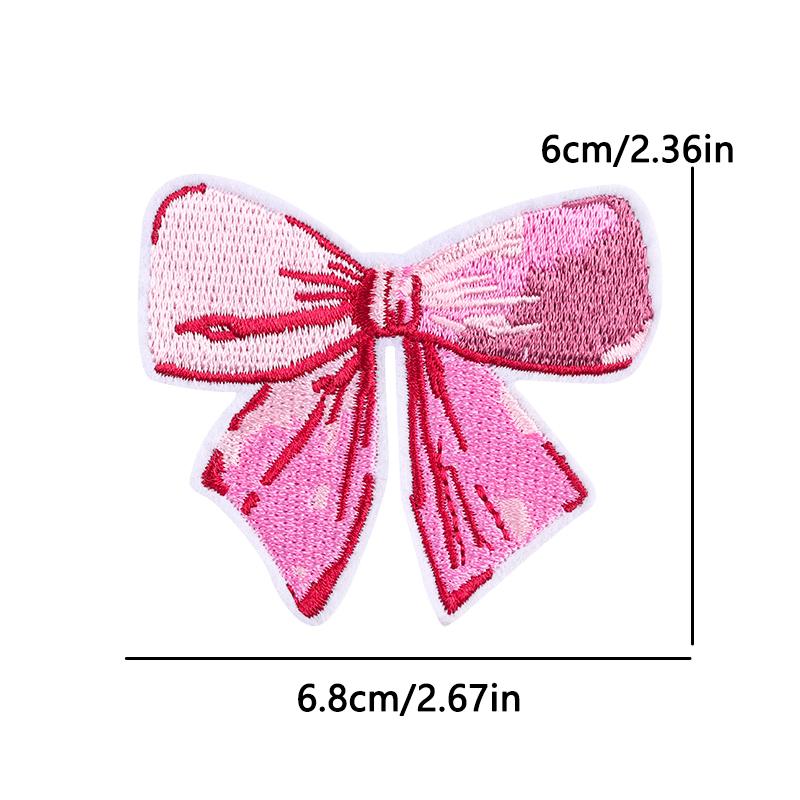 Pink Disco Ball Cowgirl Embroidery Patch Iron On Cute Cartoon Design for Denim Jacket Party Wear Kawaii Western Theme Badges