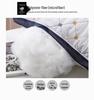 New Full Star Feather Velvet Pillow - Hotel Quality, Washable, Comfortable for Adults