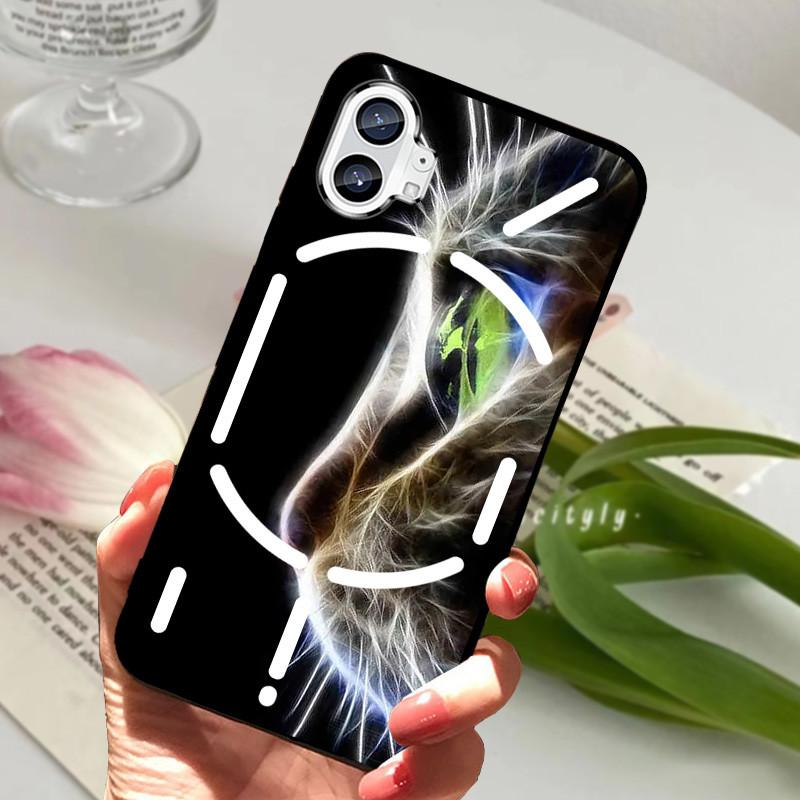 Hülle Für Nothing Phone 1 Hülle Stoßfest Schwarzer Bumper Rückseite Handyhülle Für Nothing Phone 2 Eins zwei Hülle Funda Nothingphone2