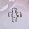 Raccon Raccoon Lip Dragon Claw Titanium Steel Lip Ring Labret Fashion Male Thread Opal Sexy Piercing Jewelry