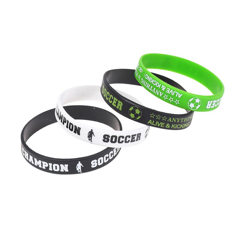 32 szt. Silikonowe opaski piłkarskie Akcesoria imprezowe Motywacyjne gumowe opaski na rękę Piłka nożna Na imprezę tematyczną Piłka nożna Urodziny